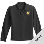 Y500LS - H283E001 - EMB - Youth Long Sleeve Pique Polo